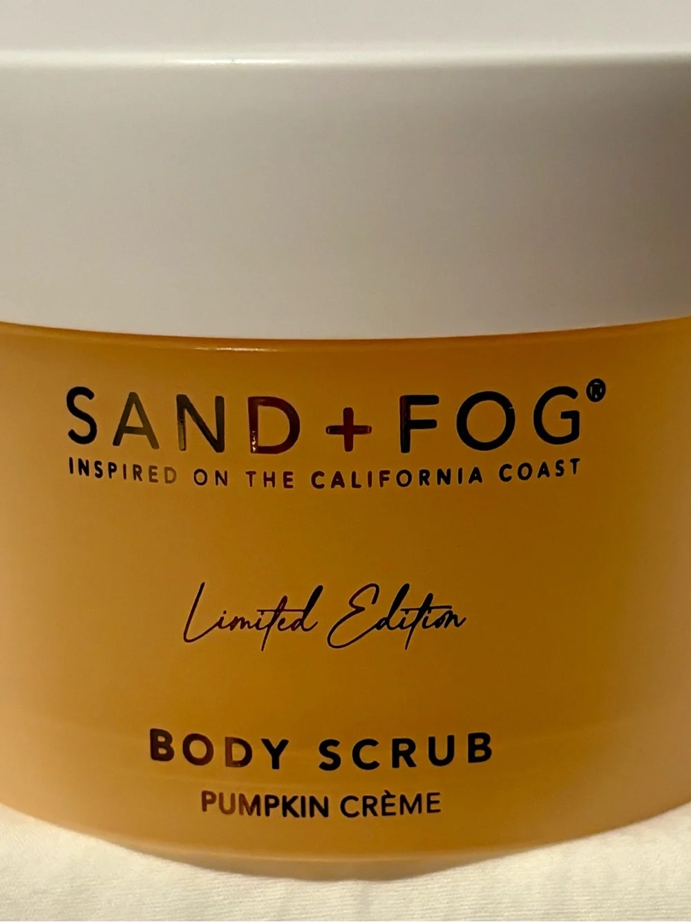 SAND+FOG Limited Edition Pumpkin Crème Body Scrub + Whipped Body Butter Set